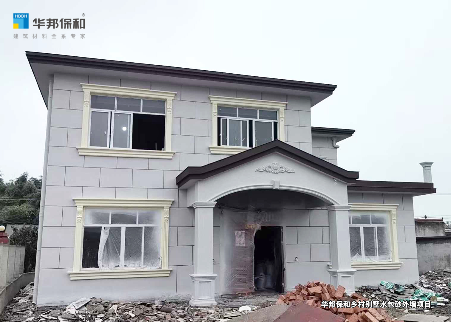 3499拉斯维加斯乡村别墅外墙水包砂